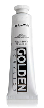 Golden Heavy Body Acrylic Paint Titanium White 59ml