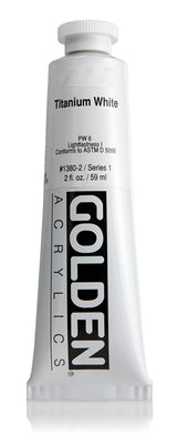 Golden Heavy Body Acrylic Paint Titanium White 59ml