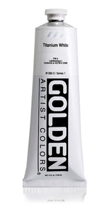 Golden Heavy Body Acrylic Paint Titanium White 148ml