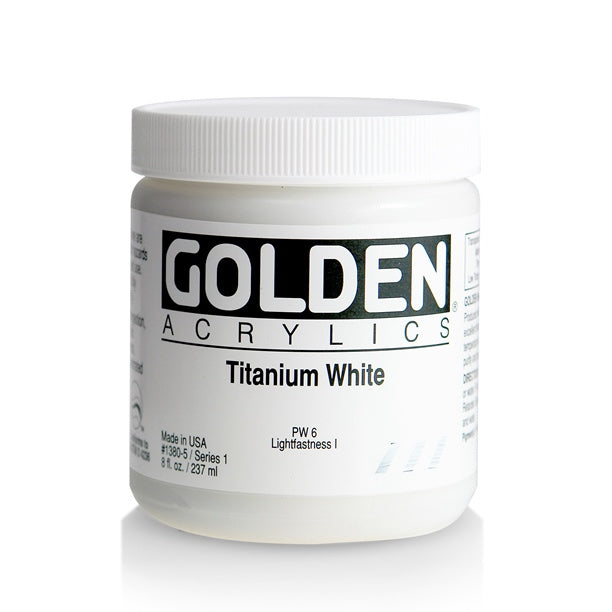Golden Heavy Body Acrylic Paint Titanium White