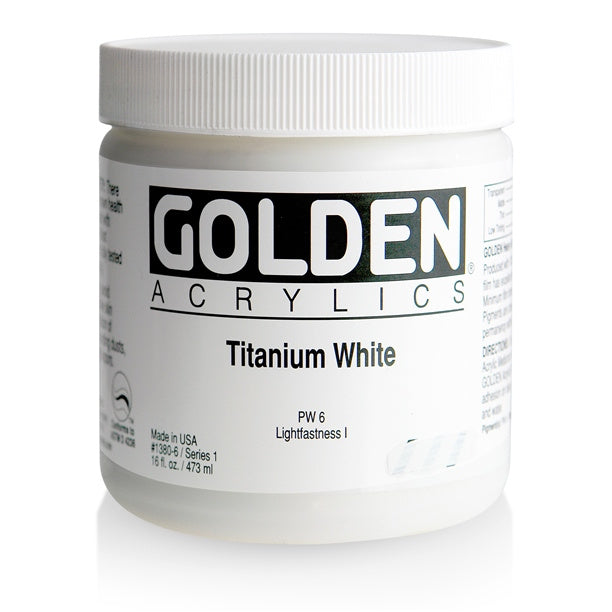 Golden Heavy Body Acrylic Paint Titanium White