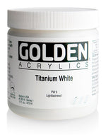 Golden Heavy Body Acrylic Paint Titanium White 473ml