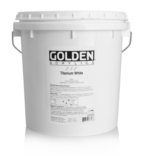 Golden Heavy Body Acrylic Paint Titanium White 3.78L