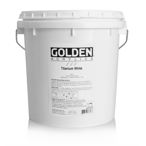 Golden Heavy Body Acrylic Paint Titanium White