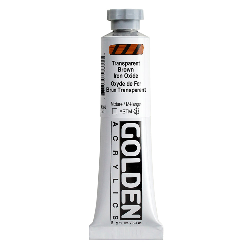 Golden Heavy Body Acrylic Paint Transparent Brown Iron Oxide