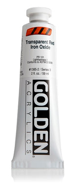 Golden Heavy Body Acrylic Paint Transparent Red Iron Oxide 59ml