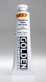 Golden Heavy Body Acrylic Paint Transparent Yellow Iron Oxide 59ml