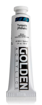 Golden Heavy Body Acrylic Paint Turquoise (Phthalo) 59ml