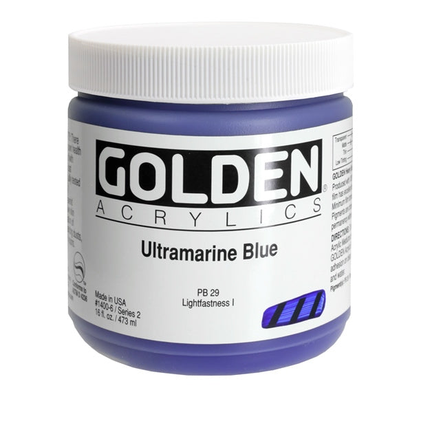 Golden Heavy Body Acrylic Paint Ultramarine Blue