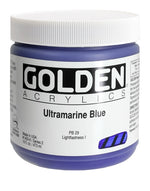 Golden Heavy Body Acrylic Paint Ultramarine Blue 473ml