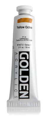 Golden Heavy Body Acrylic Paint Yellow Ochre 59ml