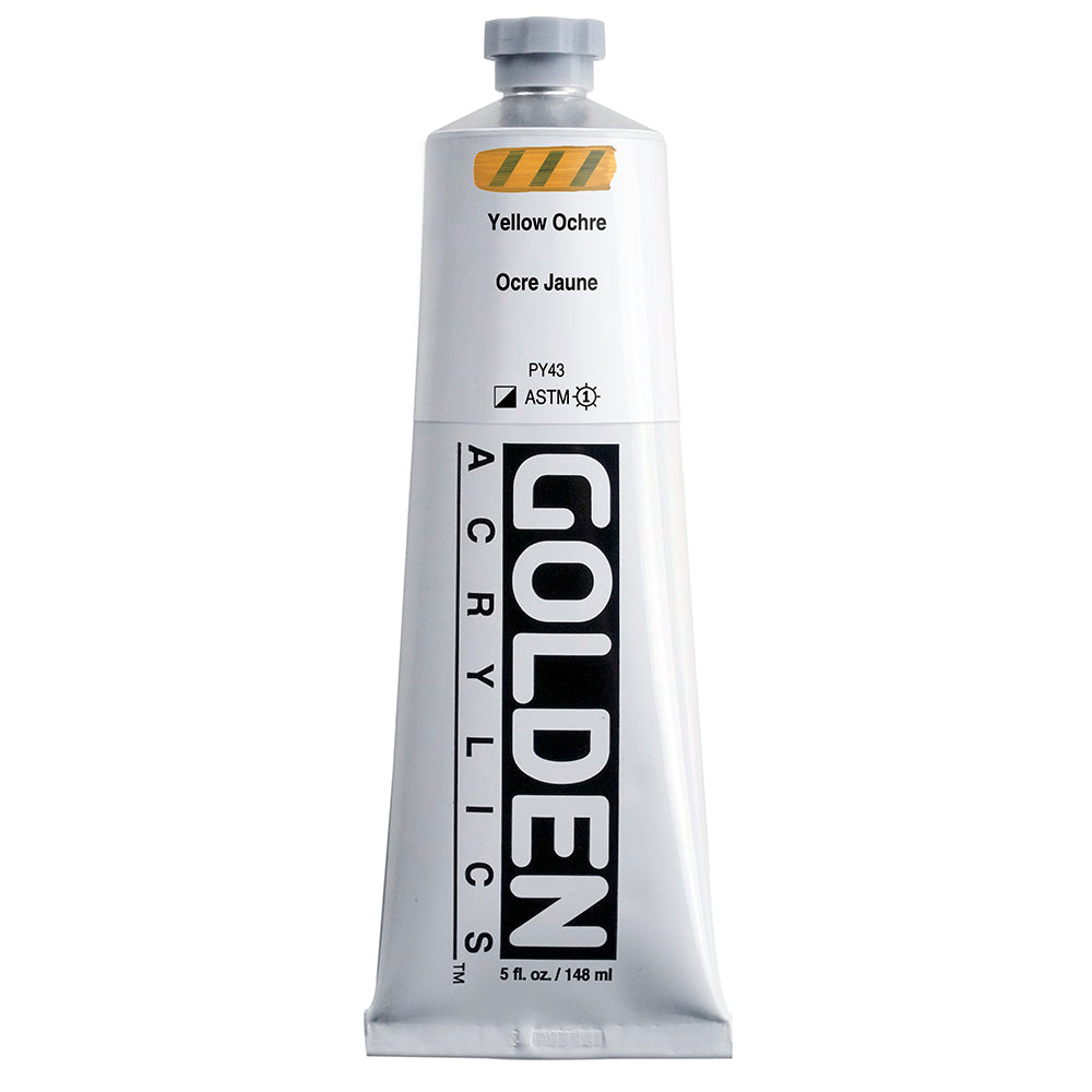 Golden Heavy Body Acrylic Paint Yellow Ochre