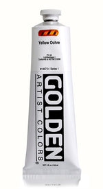 Golden Heavy Body Acrylic Paint Yellow Ochre 148ml