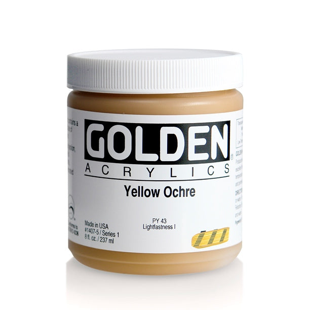 Golden Heavy Body Acrylic Paint Yellow Ochre