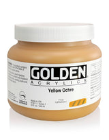 Golden Heavy Body Acrylic Paint Yellow Ochre 946ml
