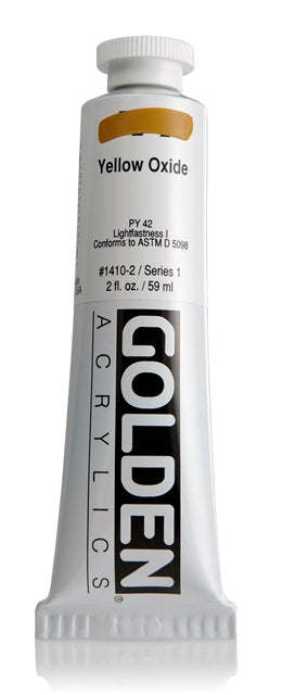 Golden Heavy Body Acrylic Paint Yellow Oxide 59ml