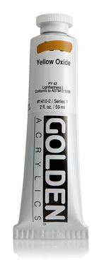 Golden Heavy Body Acrylic Paint Yellow Oxide 59ml