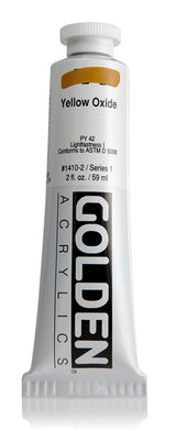 Golden Heavy Body Acrylic Paint Yellow Oxide 59ml