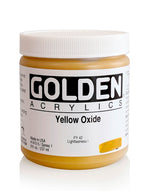 Golden Heavy Body Acrylic Paint Yellow Oxide 237ml
