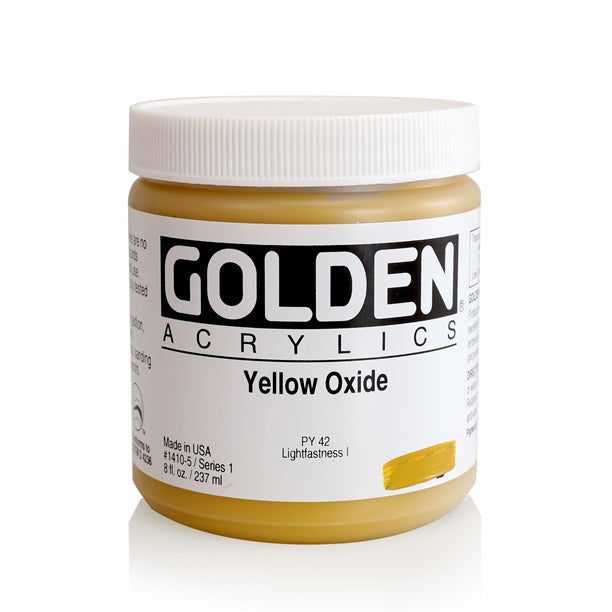 Golden Heavy Body Acrylic Paint Yellow Oxide
