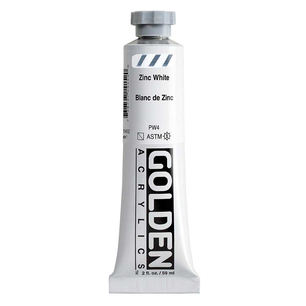 Golden Heavy Body Acrylic Paint Zinc White