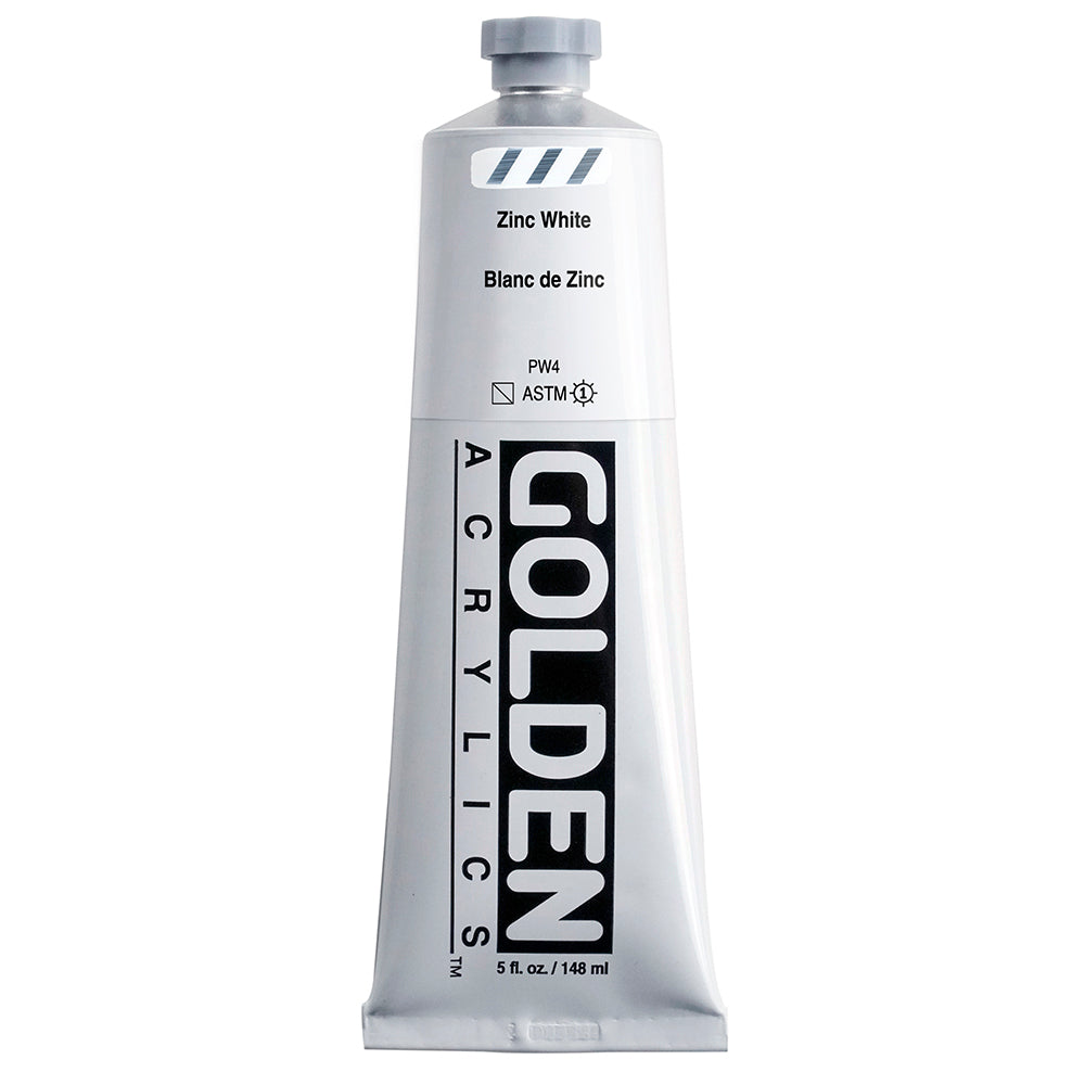 Golden Heavy Body Acrylic Paint Zinc White