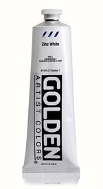 Golden Heavy Body Acrylic Paint Zinc White 148ml