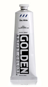 Golden Heavy Body Acrylic Paint Zinc White 148ml