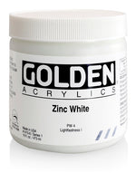 Golden Heavy Body Acrylic Paint Zinc White 473ml