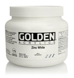 Golden Heavy Body Acrylic Paint Zinc White 946ml