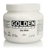 Golden Heavy Body Acrylic Paint Zinc White 946ml