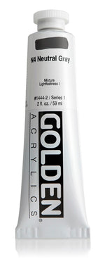 Golden Heavy Body Acrylic Paint N4 Neutral Gray 59ml
