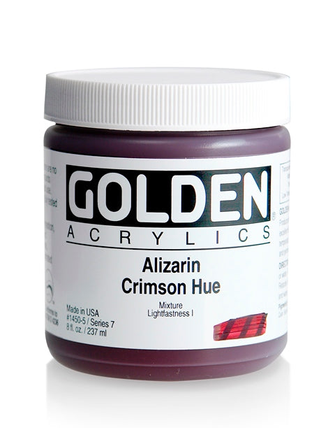 Golden Heavy Body Acrylic Paint Alizarin Crimson Hue 237ml