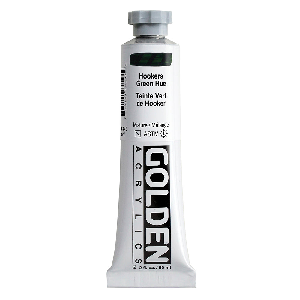 Golden Heavy Body Acrylic Paint Hookers Green Hue