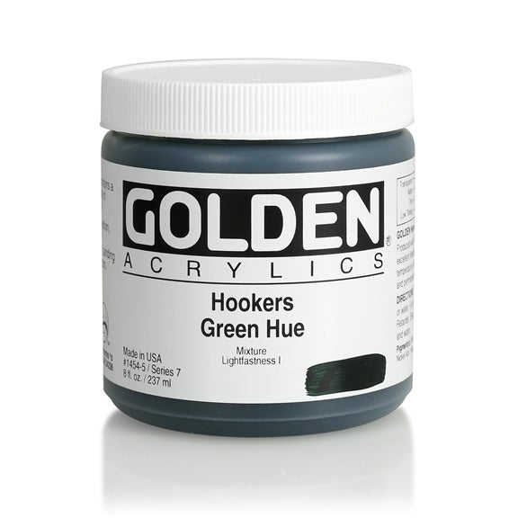 Golden Heavy Body Acrylic Paint Hookers Green Hue
