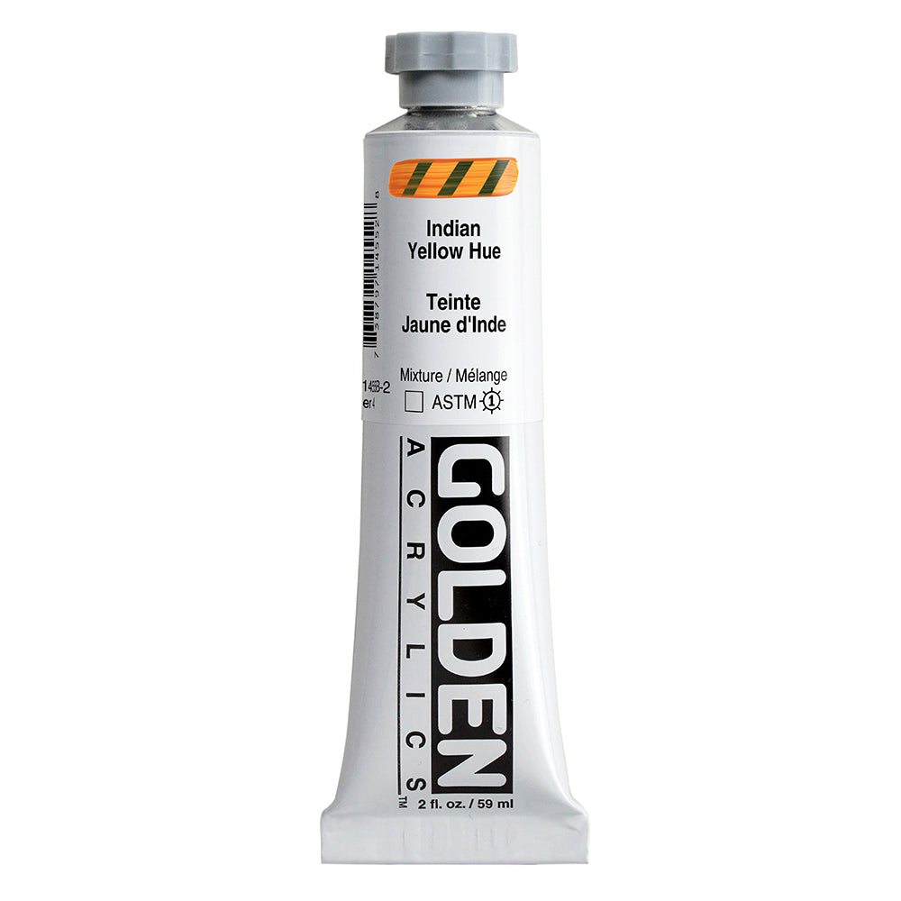 Golden Heavy Body Acrylic Paint India Yellow Hue