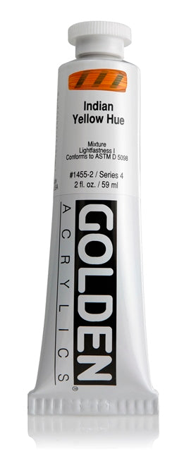 Golden Heavy Body Acrylic Paint India Yellow Hue 59ml
