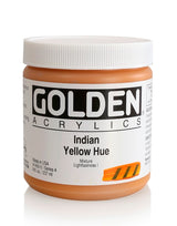 Golden Heavy Body Acrylic Paint India Yellow Hue 237ml