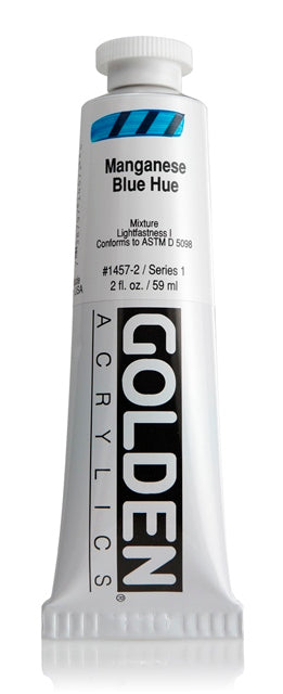 Golden Heavy Body Acrylic Paint Manganese Blue Hue 59ml