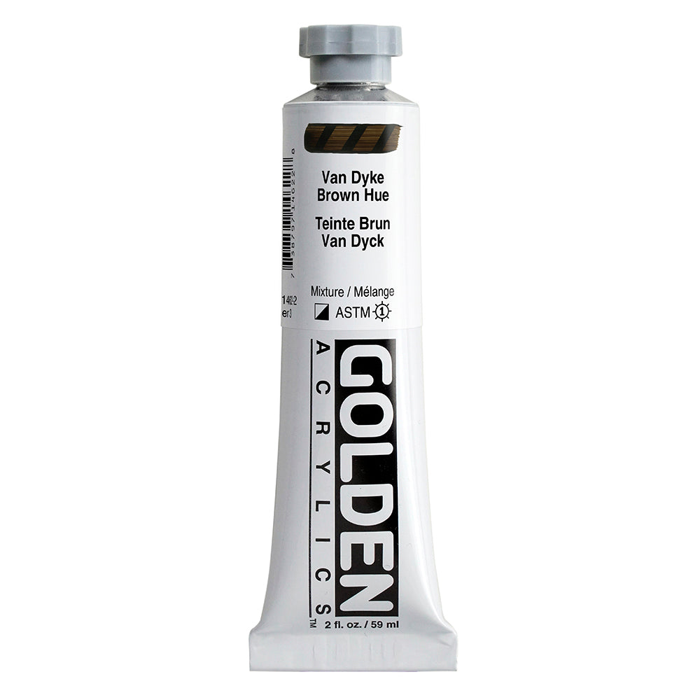 Golden Heavy Body Acrylic Paint Van Dyke Brown Hue