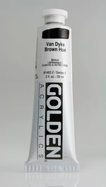 Golden Heavy Body Acrylic Paint Van Dyke Brown Hue 59ml