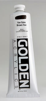 Golden Heavy Body Acrylic Paint Van Dyke Brown Hue 148ml