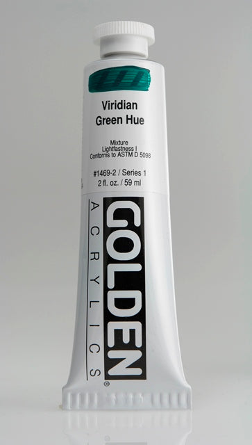 Golden Heavy Body Acrylic Paint Viridian Green Hue 59ml