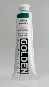 Golden Heavy Body Acrylic Paint Viridian Green Hue 59ml