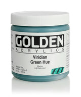 Golden Heavy Body Acrylic Paint Viridian Green Hue 237ml