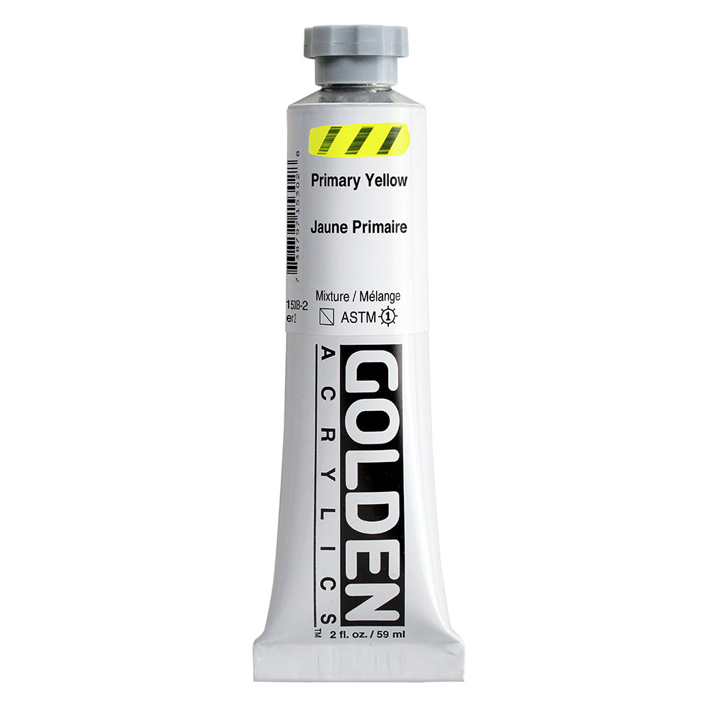 Golden Heavy Body Acrylic Paint Primary Yellow