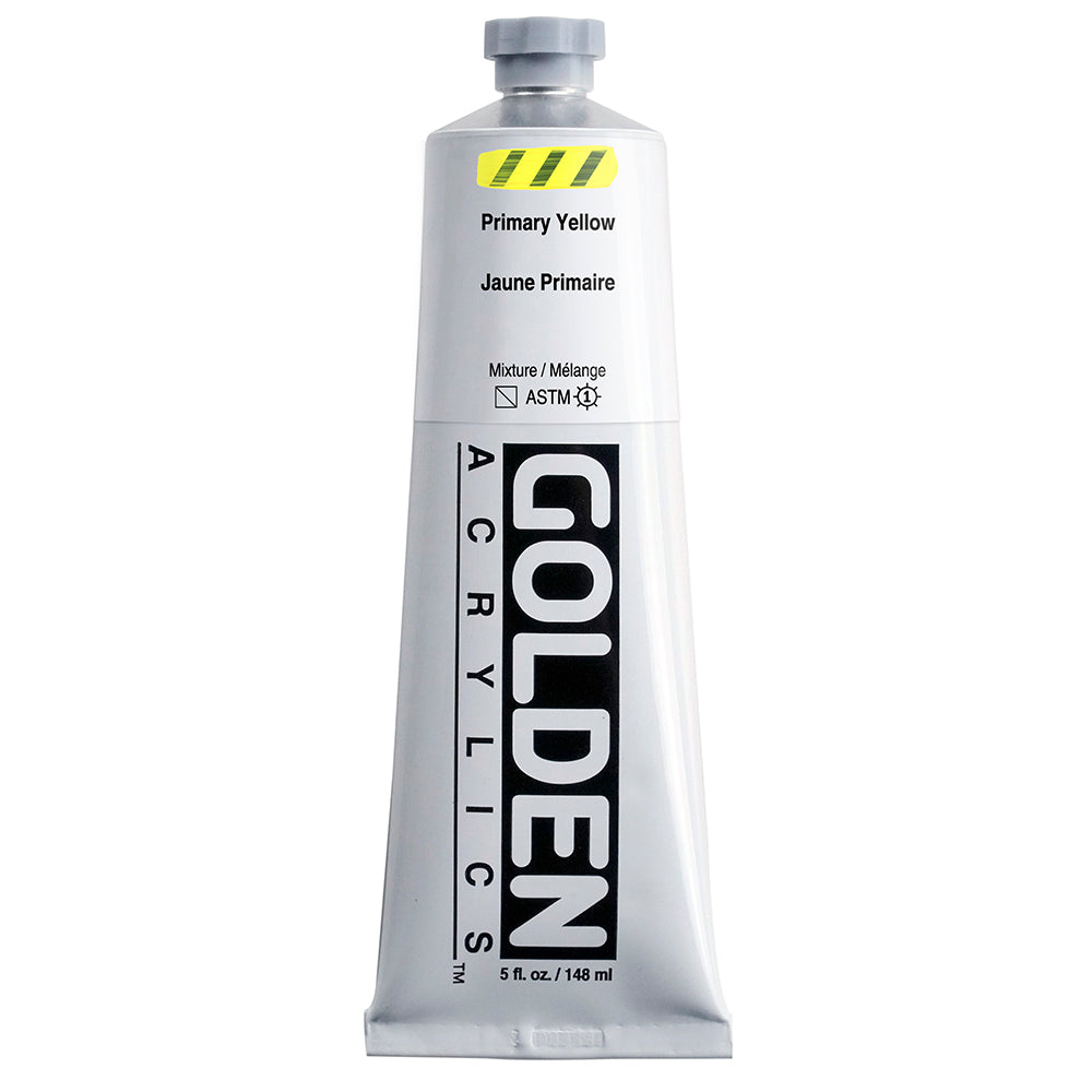 Golden Heavy Body Acrylic Paint Primary Yellow
