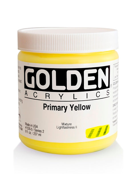 Golden Heavy Body Acrylic Paint Primary Yellow 237ml