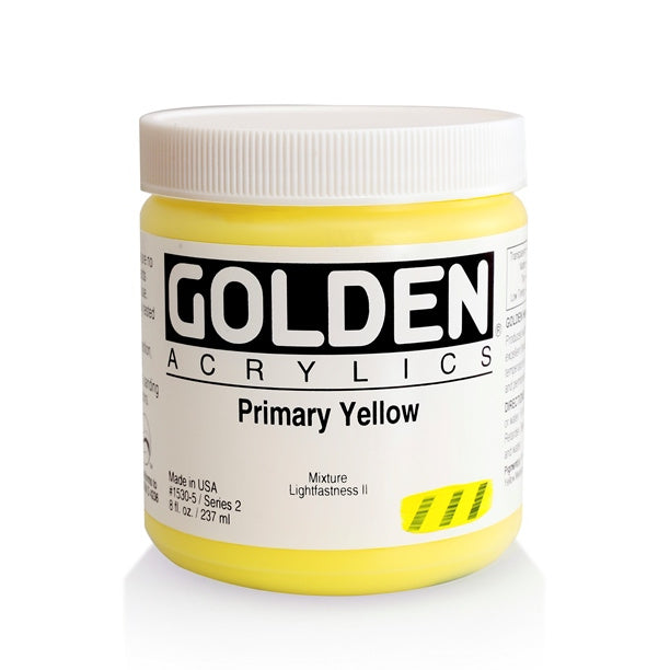 Golden Heavy Body Acrylic Paint Primary Yellow