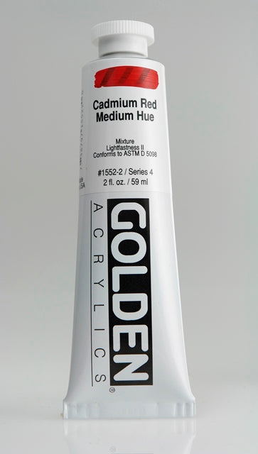 Golden Heavy Body Acrylic Paint Cadmium Red Medium Hue 59ml